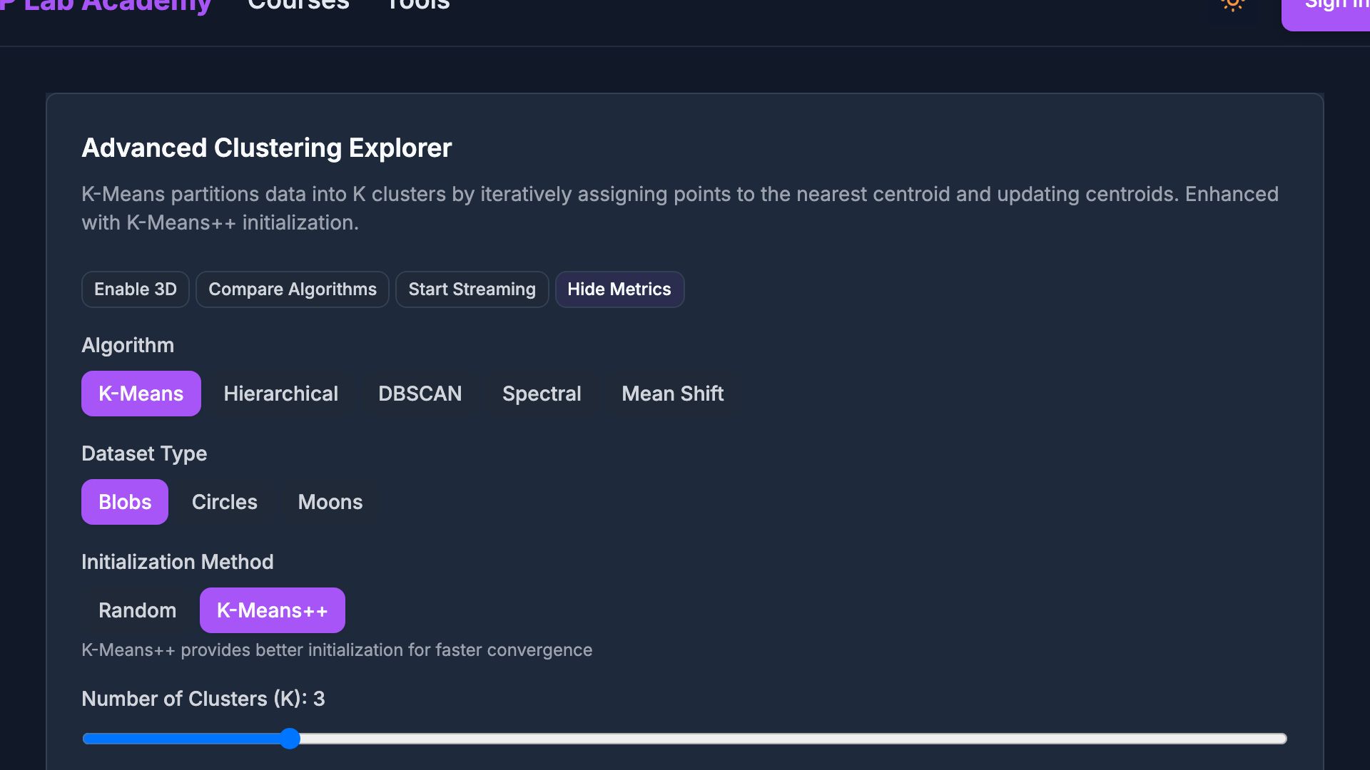 Preview of Clustering Visualizer