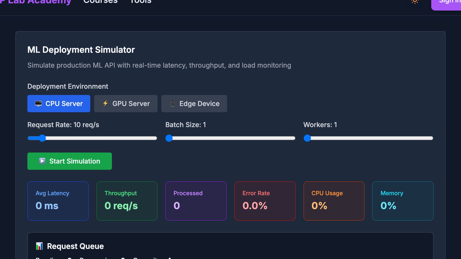 Preview of Deployment Simulator