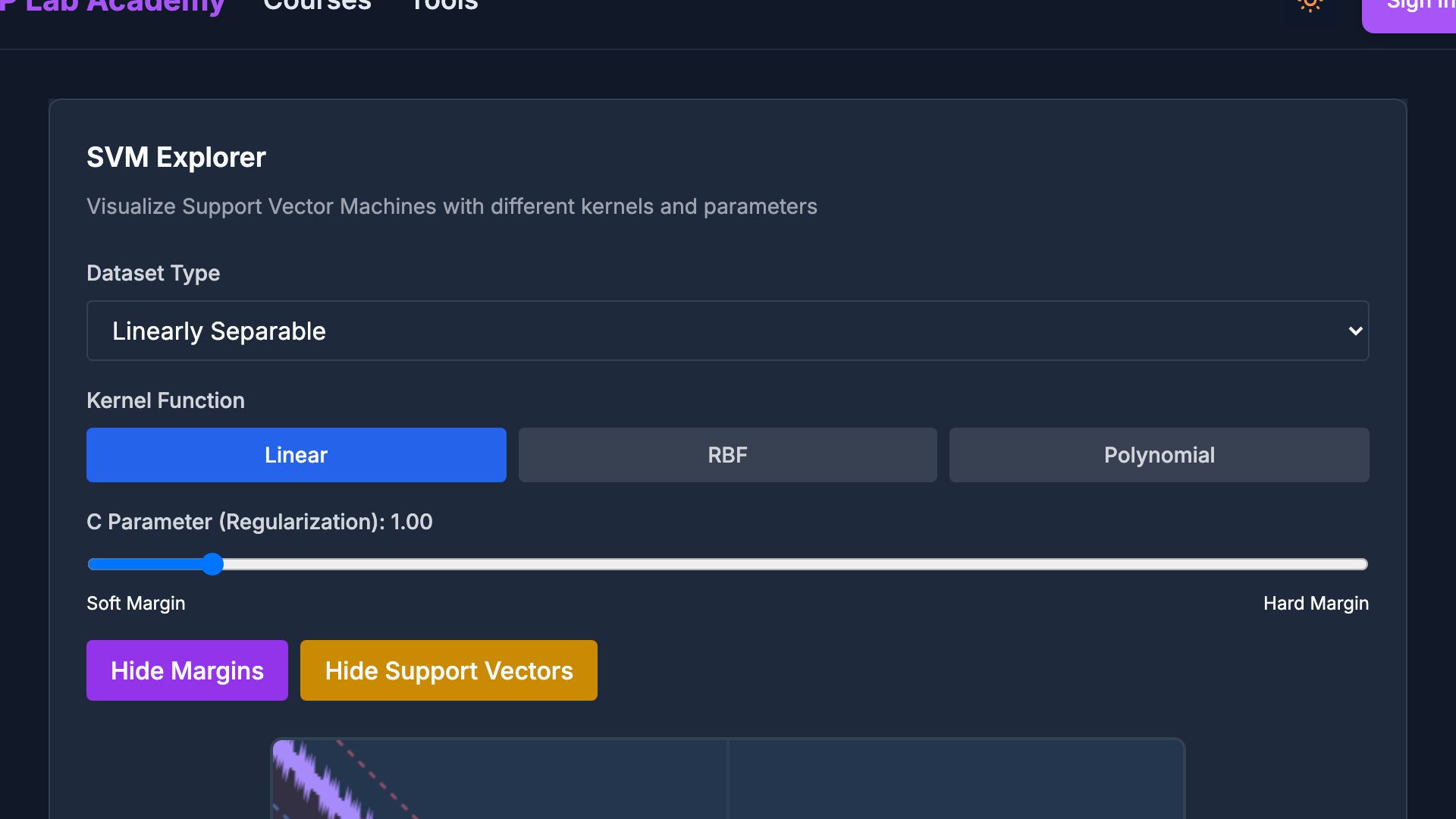 Preview of SVM Explorer